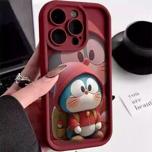 Red Cartoon Character Phone Case
